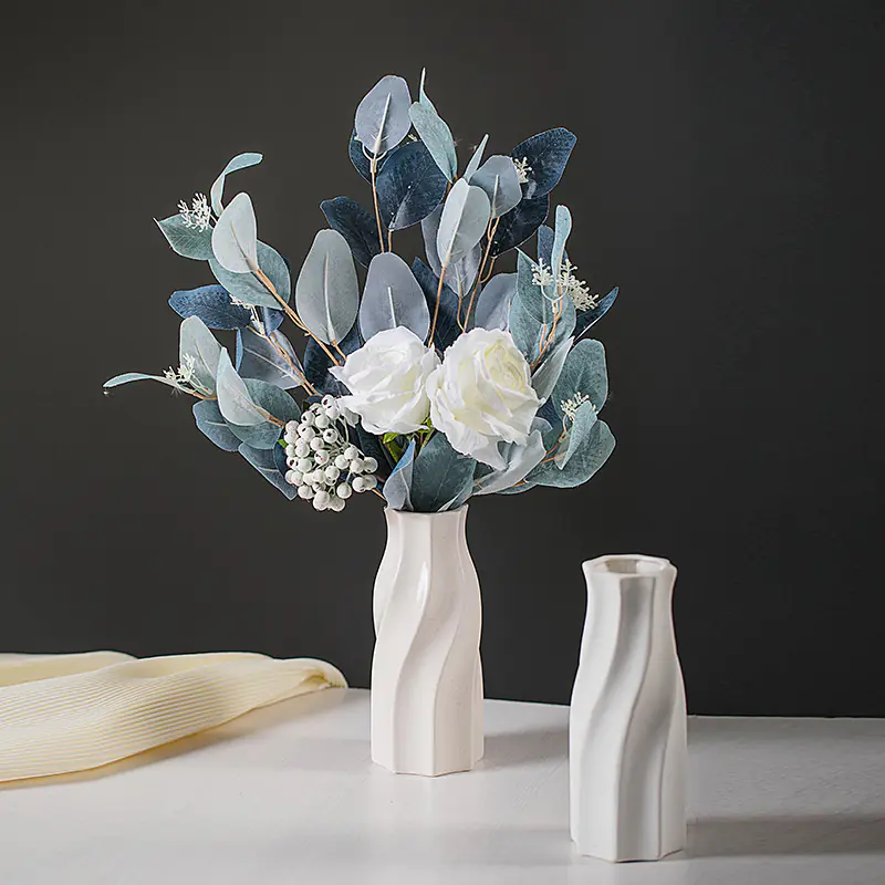 Spiral Ceramic Vase — view 2
