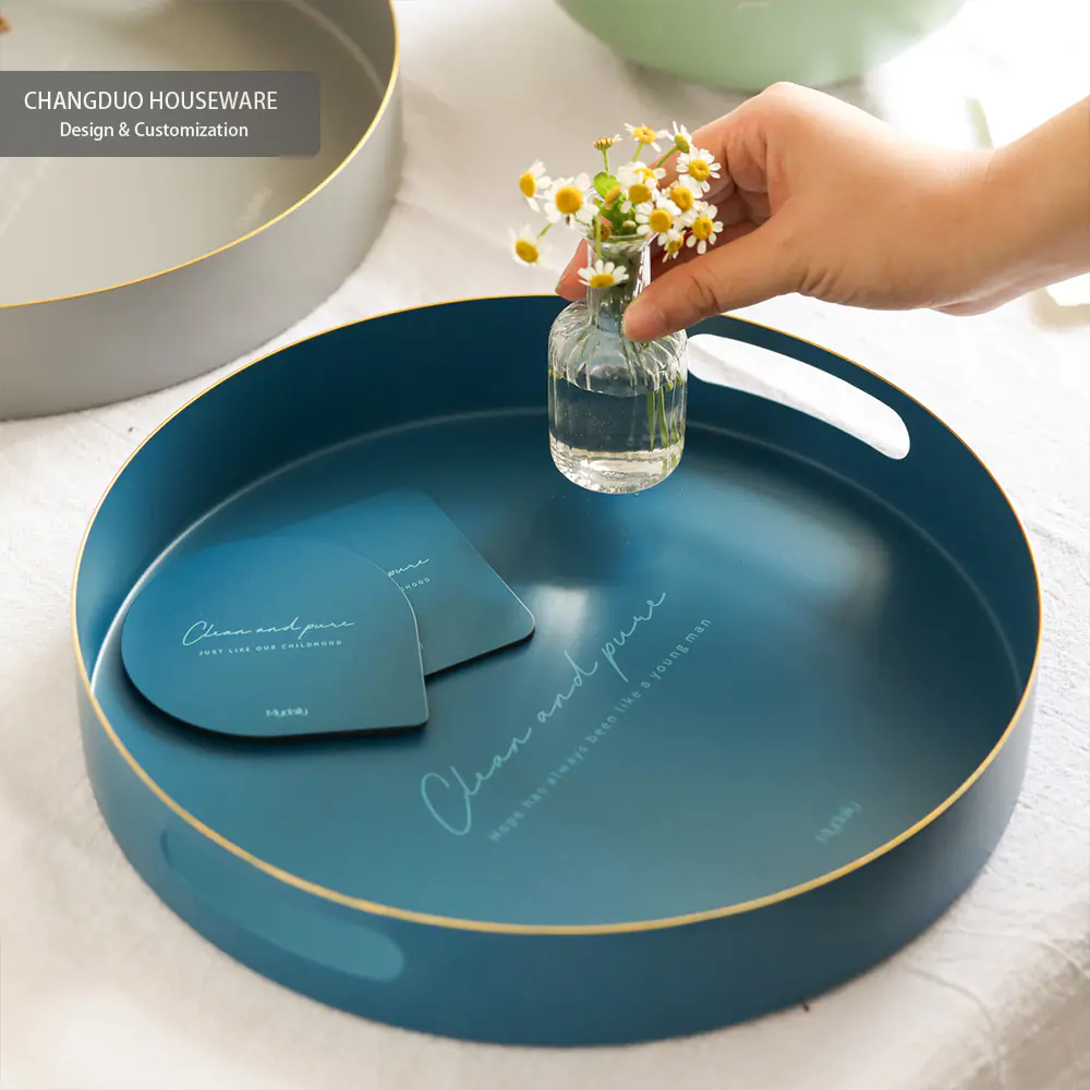 Round Metal Tray — view 2
